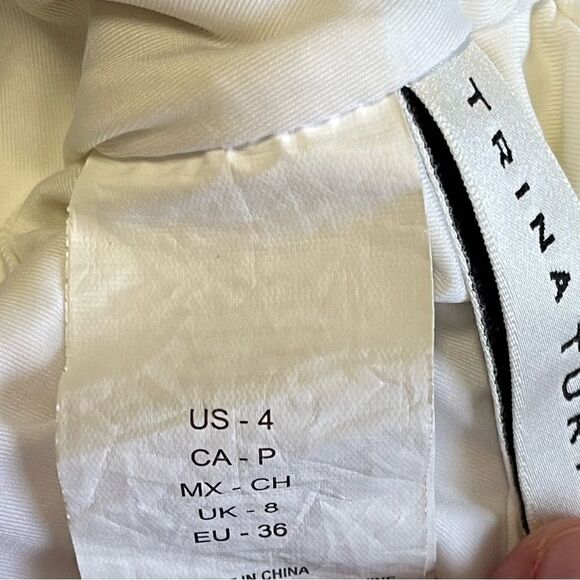 Trina Turk-Amazonia Off Shoulder Ruffle One-Piece Swimsuit Size 4 XS/S - Picture 4 of 5